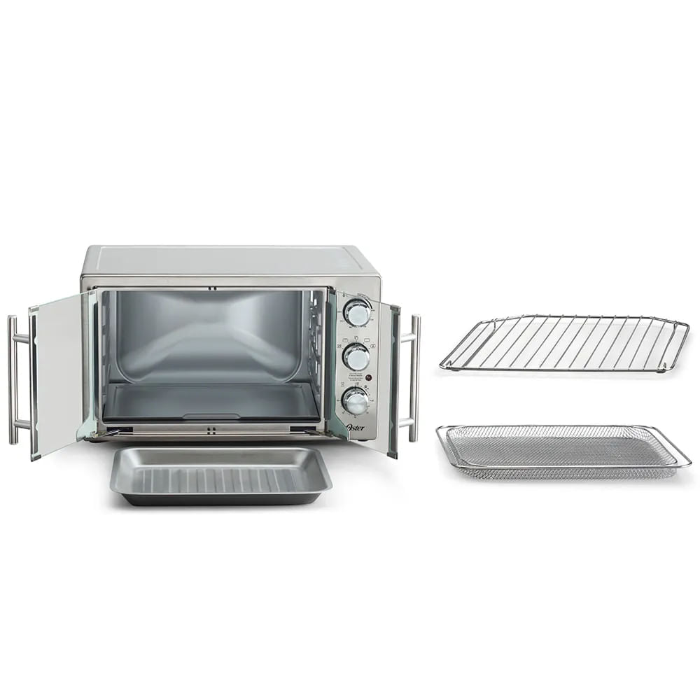 Kit Cafeteira Espresso Double e Forno e Fritadeira 42L French Door Oster