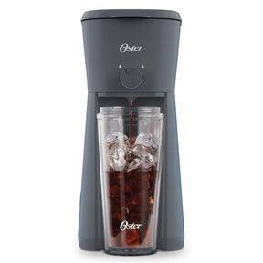 Kit Oster Gray - Cafeteira Iced Coffee e Liquidificador Full 3,2L